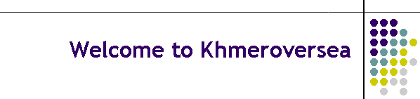Welcome to Khmeroversea